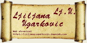 Ljiljana Ugarković vizit kartica